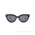 Fashion High Quality Acetate Oval Butterfly Shape Lenses Sunglasses